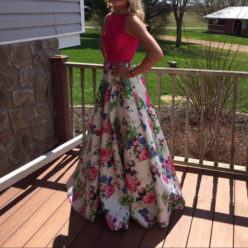 Two-Piece Prom Dress